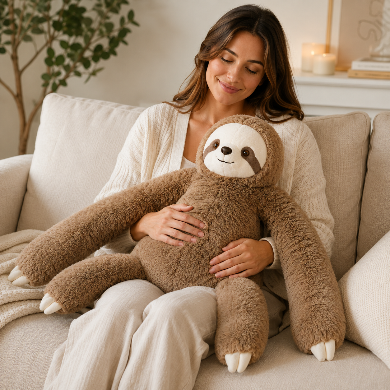 Panda Koala Sloth Stuffed Toy Dinosaur Bear Children Accompany Doll Gift