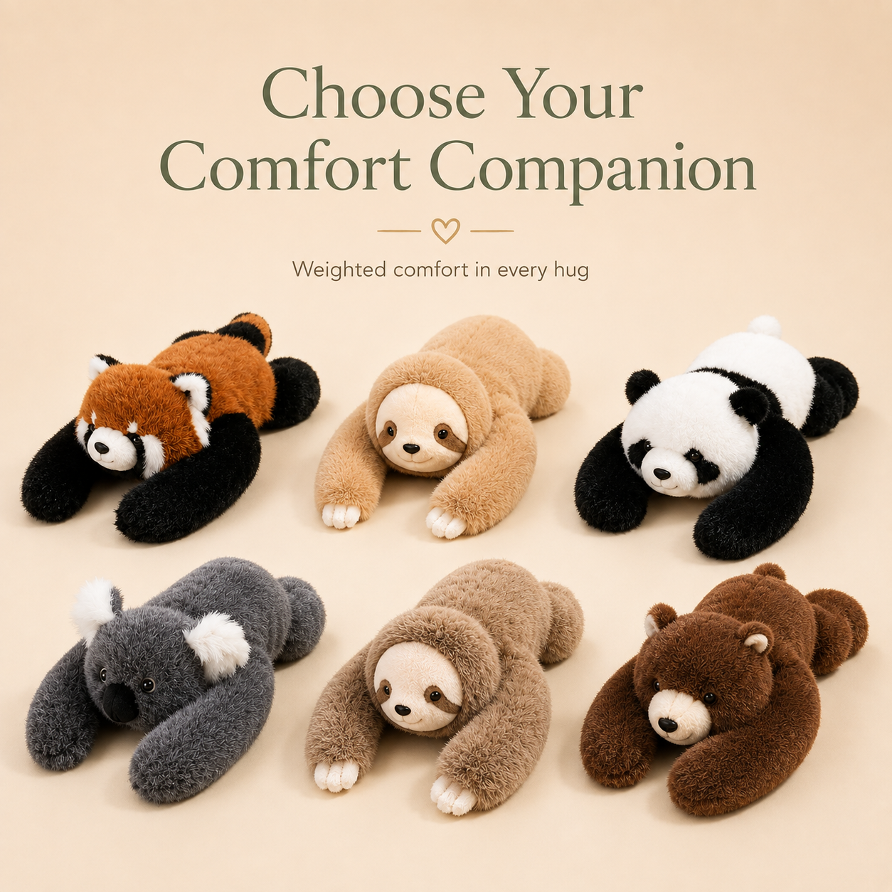 Panda Koala Sloth Stuffed Toy Dinosaur Bear Children Accompany Doll Gift